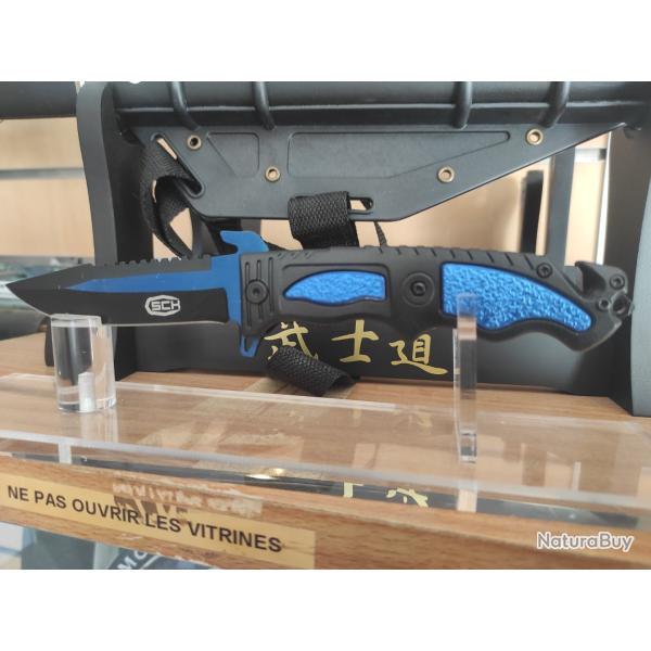 Couteau assist� bleue