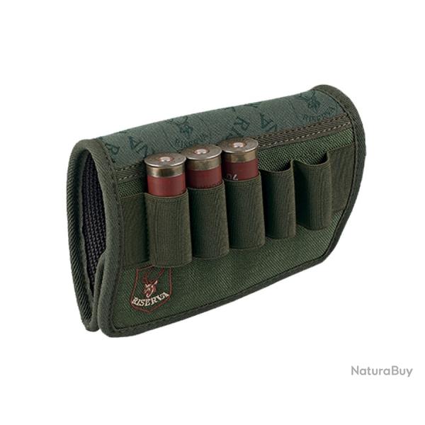 �tui � cartouches pour crosse fusil 5 tubes cal.12 Riserva R1256
