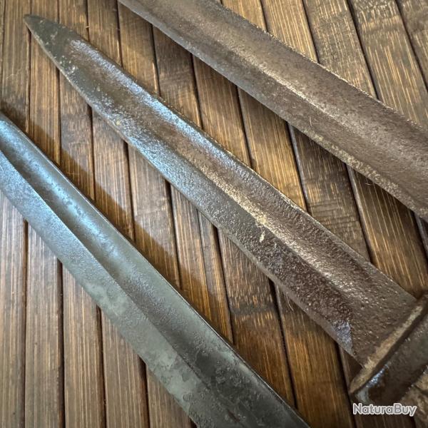 TROIS BA�ONNETTES ALLEMANDE MAUSER 98 WW1 EN L'�TAT