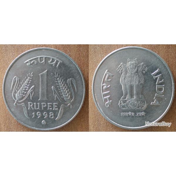 Inde 1 Roupie 1998 Piece Neuve Roupies Rupees Rupee