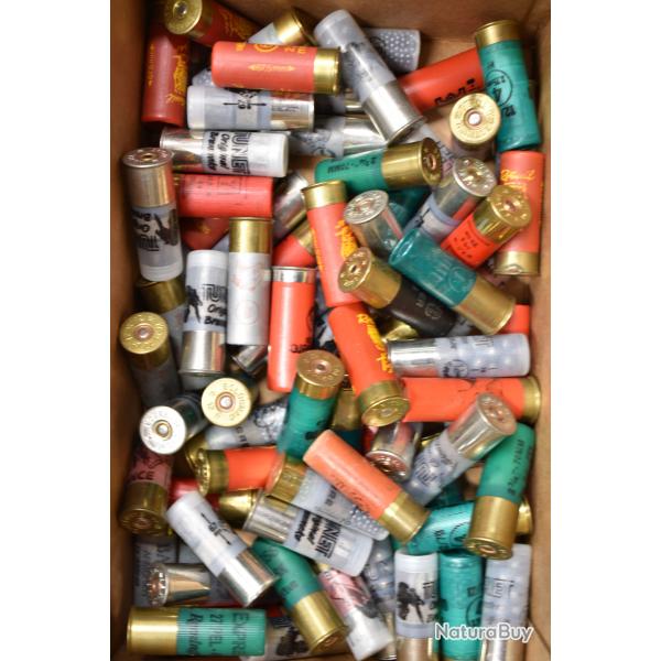 Lot De 80 Cartouches Calibre 12 , Chevrotine , Brenneke  N�6, 7.5