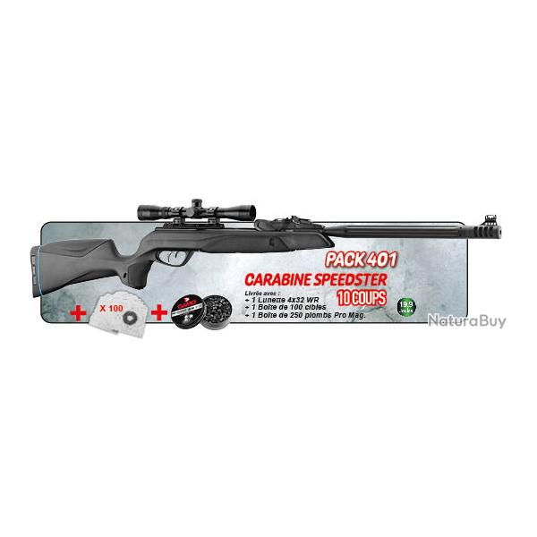 Pack Carabine Gamo Speedster CAL.4.5