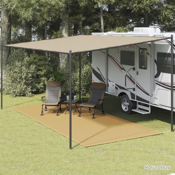 Tapis de tente sable 250x500 cm PEHD