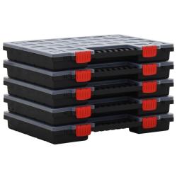 Bo&icirc;tes d'assortiment 5 pcs 40x30x5 cm Polypropyl&egrave;ne