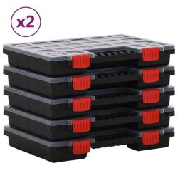 Bo&icirc;tes d'assortiment 10 pcs 34,5x25x5 cm Polypropyl&egrave;ne