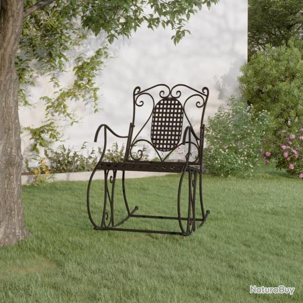 Banc � bascule 84 cm noir acier