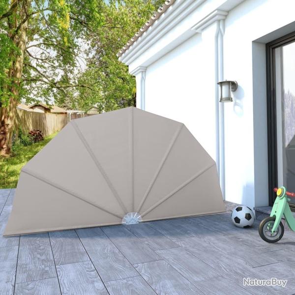Auvent lat�ral pliable de terrasse Cr�me 160 cm