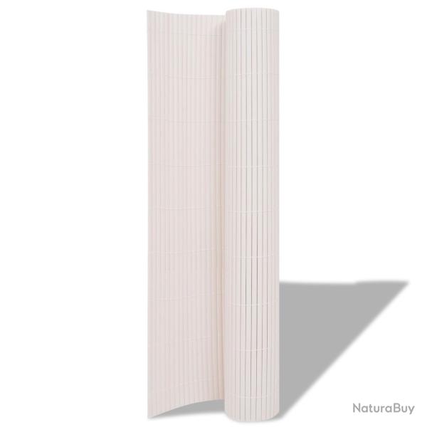 Cl�ture de jardin Blanc 150 x 300 cm PVC
