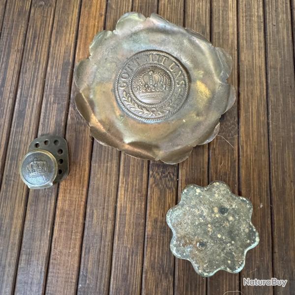 LOT 3 PICES MILITARIA ALLEMAND WW1