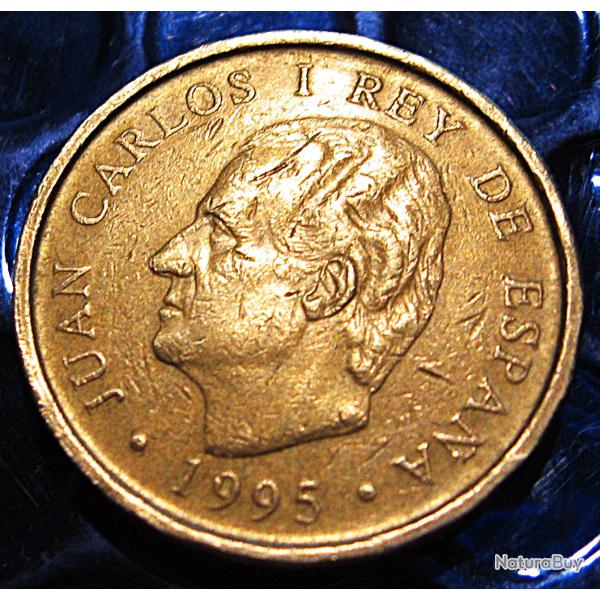 Espagne  piece de 100 pesetsas (Carlos ) 1995