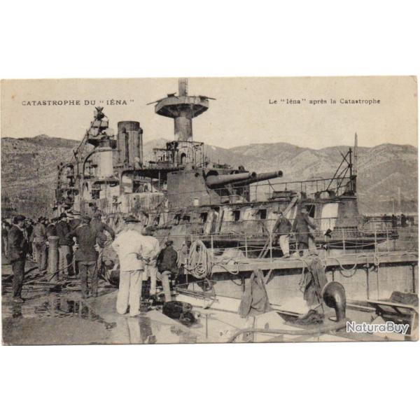 CPA - Marine Militaire- CATASTROPHE DU   " IENA" - " IENA " apres la Catastrophe  -N�3149