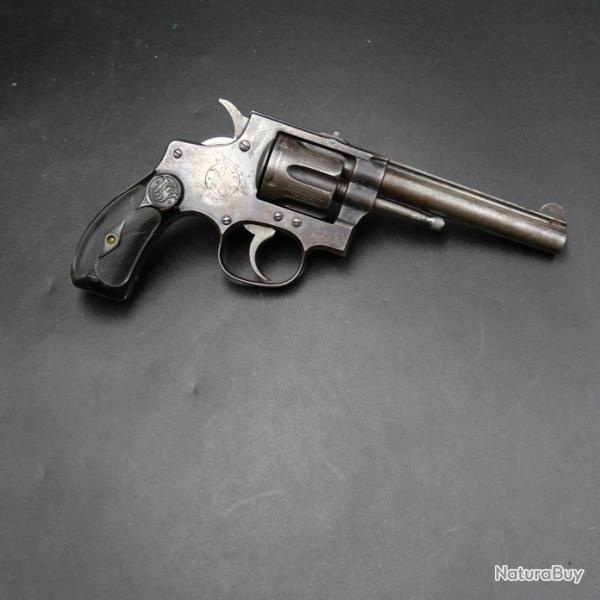 Revolver Smith Wesson Hand ejector mod 1896 calibre 32 SWL - Catgorie D - TBE - Certificat BNE