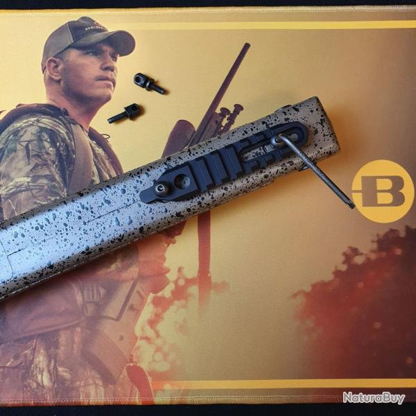 rail picatinny inferieur bergara pour montage bipied