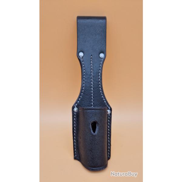 Gousset de baonnette K98 98K repro cuir noir