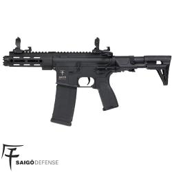 AEG Ronin noir Saigo Defense - Fusil d'assaut M4 tactique CQB