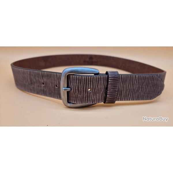 ceinture Vintage cuir brun 130cm MILTEC
