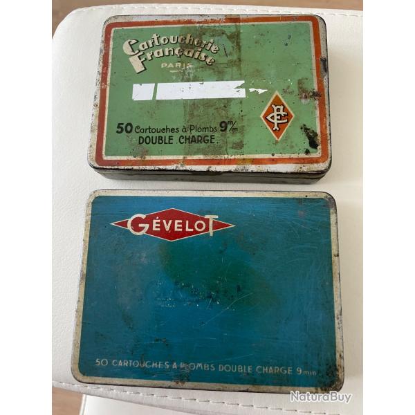 Botes cartouches metalliques