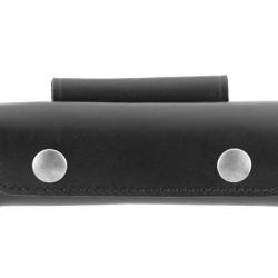 ETUI CUIR NOIR HORIZONTAL 13CM