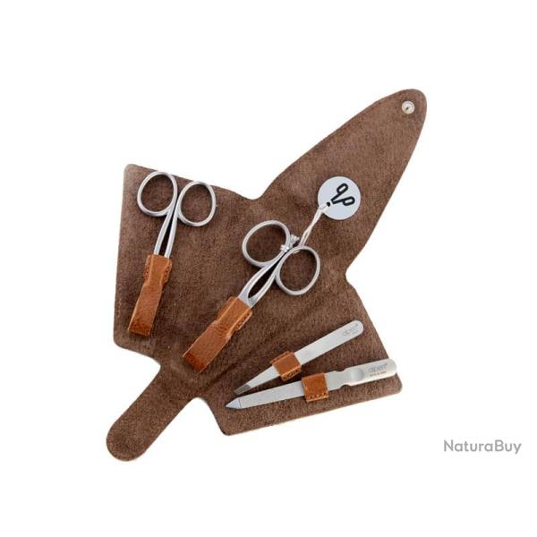 POCHETTE MANUCURE ANTIQUE COGNAC