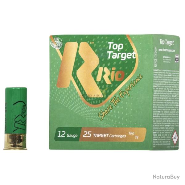 5 Bo�te de 25 cartouches bourre jupe d'acier 28g PB7.5 Cal.12/70 - Rio