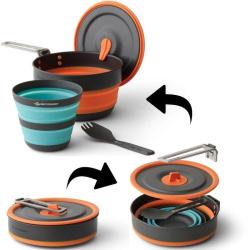 Popote pliable Sea to Summit Frontier Collapsible One Pot Set 3 pi&egrave;ces