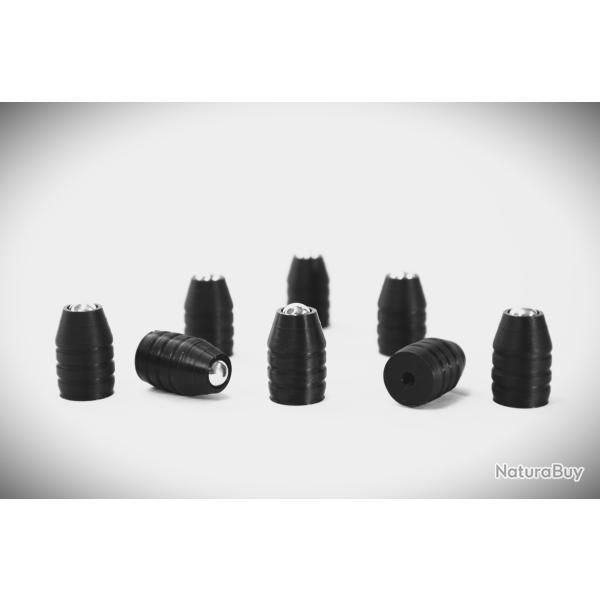 Slug .44 AEROBILLE � bille d'acier pour poudre noire / lot 100 ogive bille acier
