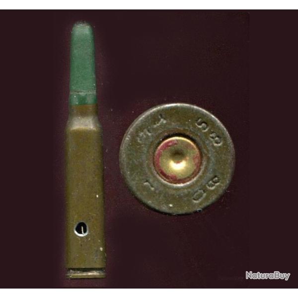 7.5 x 54 MAS - � blanc balle papier vert - �tui acier laqu� vert