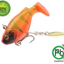 Leurre souple arm&eacute; Sakura Tribbble 67mm/35,5g Red Tiger