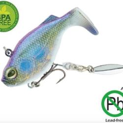 Leurre souple arm&eacute; Sakura Tribbble 67mm/35,5g Whitefish