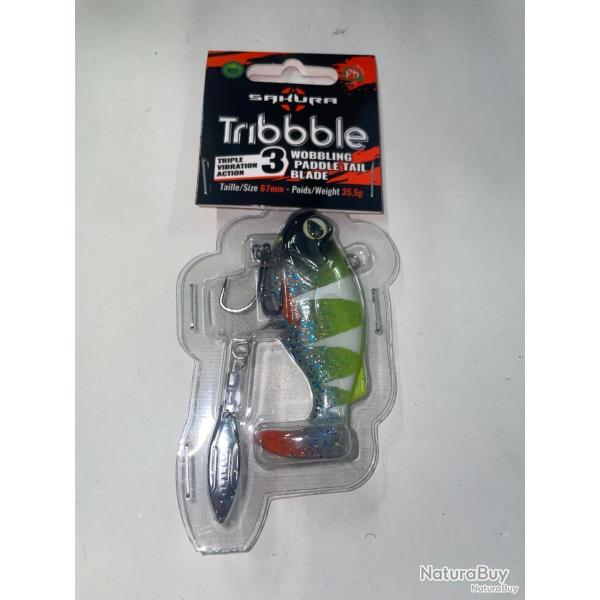 Leurre souple arm� Sakura Tribbble 67mm/35,5g colori exclu EuroP�che