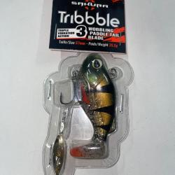 Leurre souple arm&eacute; Sakura Tribbble 67mm/35,5g colori exclu EuroP&ecirc;che gold