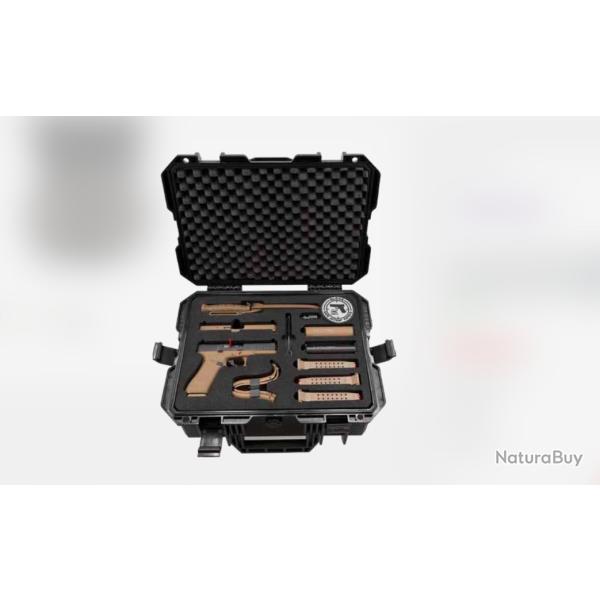 PIST GLOCK 17 GEN5 SV CAL 9 MM PAK - BLACK COYOTE DOUBLE SET - EDITION LIMITEE   lock perfection