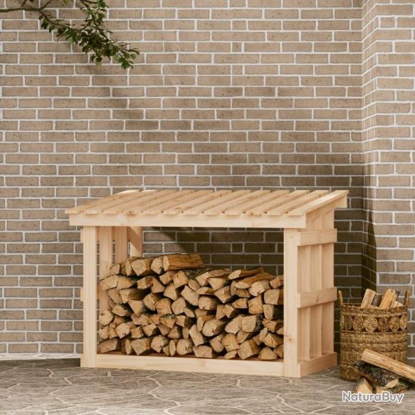 Support pour bois de chauffage 108x64,5x77 cm Bois de pin