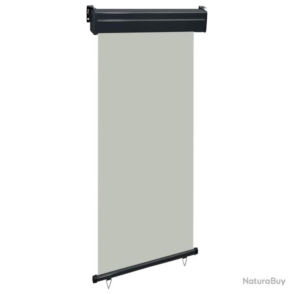 Auvent latral de balcon 105x250 cm Gris