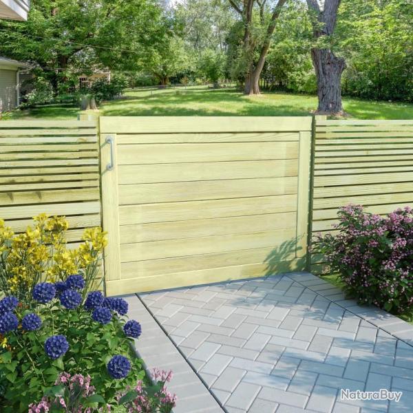 Portail de jardin Bois de pin impr�gn� 75x100 cm