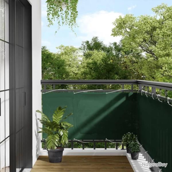 �cran de balcon vert fonc� 75x800 cm 100% polyester oxford