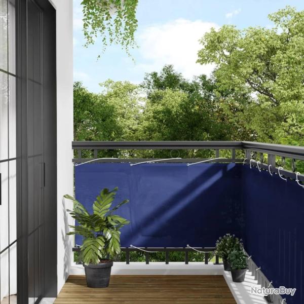 �cran de balcon bleu 75x800 cm 100% polyester oxford