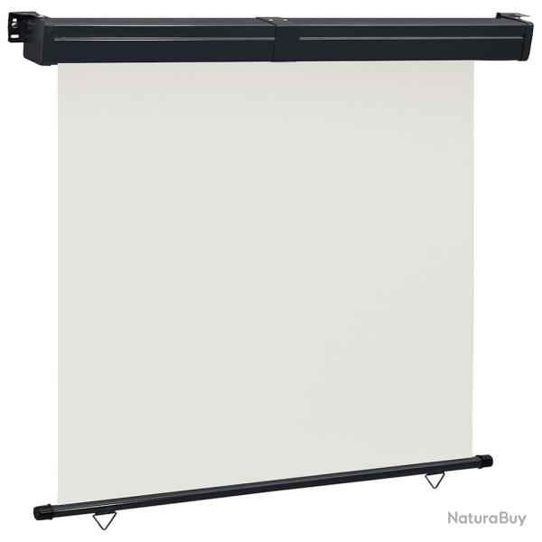 Auvent lat�ral de balcon 165x250 cm Cr�me