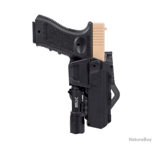 Holster Glock 44 Lampe - Retention Active - SKX INDUSTRIES