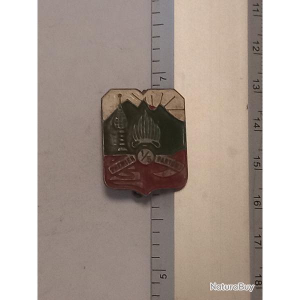 Insigne (petit mod�le) du 1er bataillon du 5�me r�giment �tranger d'infanterie (5�me REI)