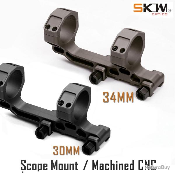 Support de lunette avec pied d'impression � point rouge-30mm BLACK- LIVRAISON GRATUITE !!