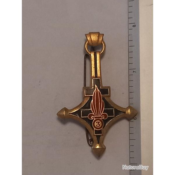 Insigne de la 3�me compagnie saharienne port�e de la L�gion �trang�re (3�me CSPLE)