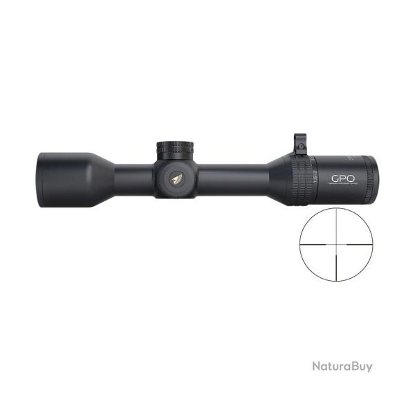 Lunette GPO spectra 8x 1.6-13x44 rticule fibre optique G4 IL SFP