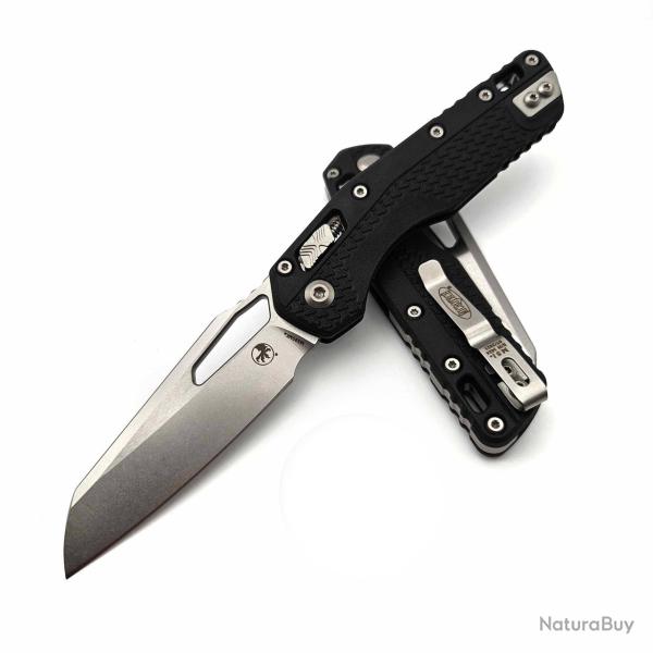 Couteau Microtech Standard Issue MSI Lame Acier Bohler M390MK Manche Polym�re Noir USA MCT210T10PMBK