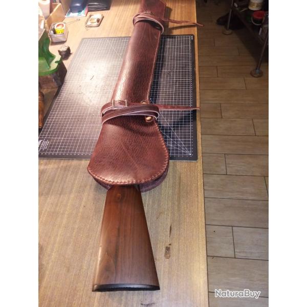 Scabbard en cuir pour winchester