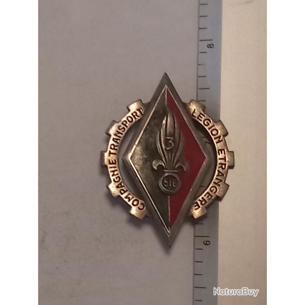 Insigne de la 516�me compagnie de transport de la L�gion �trang�re
