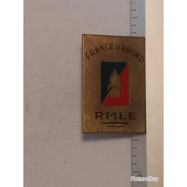 Insigne du r�giment de marche de la L�gion �trang�re (RMLE) - France d'abord