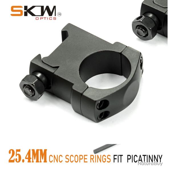 Anneaux de montage tactiques 25.4mm- LIVRAISON GRATUITE !!