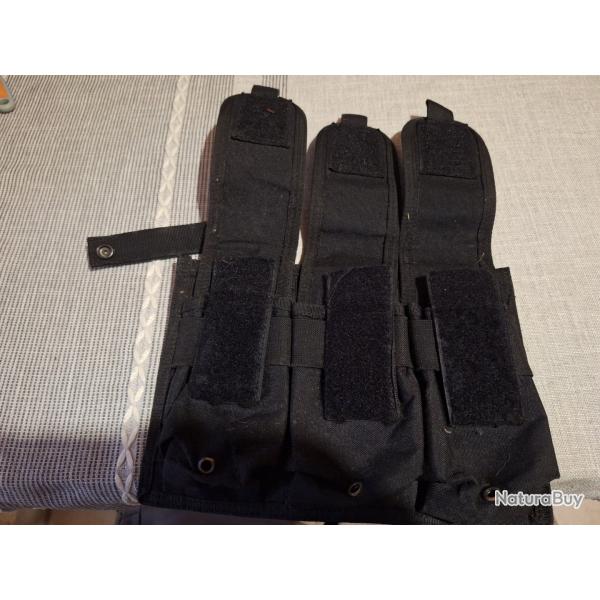 Syst�me molle triple porte chargeur ou bombe lacrymog�nes