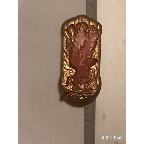 Insigne de la 2�me compagnie du 1er r�giment de chasseurs parachutistes (1er RCP)
